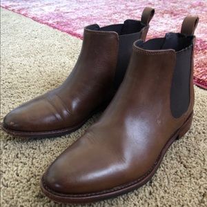 Johnston & Murphy Brown Leather Chelsea Boot